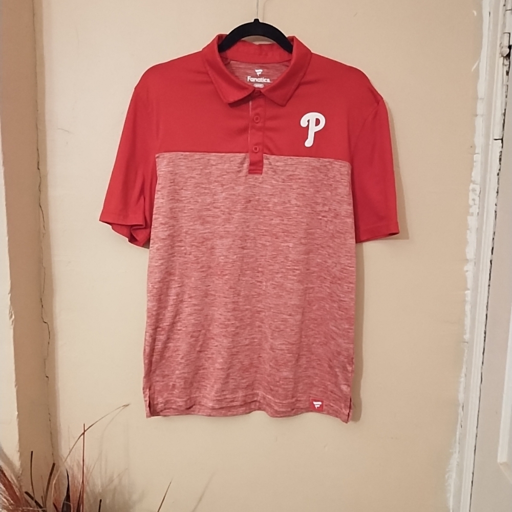 Fanatics Red Two-Tone Philadelphia Phillies Polo